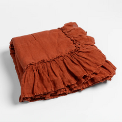Linen Whisper Baby Blanket from Bella Notte Linens in the color Autumn.