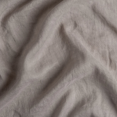 Linen Whisper Guest Towel from Bella Notte Linens in the color Fog.