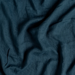 Linen Whisper Guest Towel from Bella Notte Linens in the color Midnight.