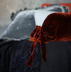 Loulah Bolster from Bella Notte Linens in the color Autumn.