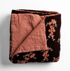 Lynette Bed End Blanket from Bella Notte Linens in the color Autumn.