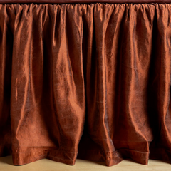 Paloma Bed Skirt from Bella Notte Linens in the color Autumn.