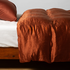 Paloma Duvet from Bella Notte Linens in the color Autumn.