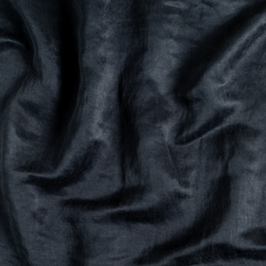 Paloma Pillowcase with Mattine Lace from Bella Notte Linens in the color Midnight.