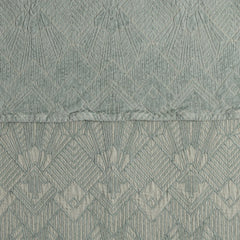 Trettino Bedspread from Bella Notte Linens in the color Eucalyptus.
