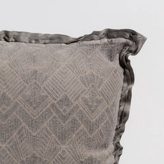 Trettino 24x24 Throw Pillow from Bella Notte Linens in the color Fog.