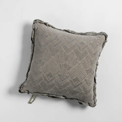 Trettino 24x24 Throw Pillow from Bella Notte Linens in the color Fog.