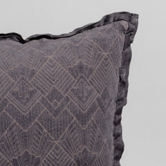 Trettino 24x24 Throw Pillow from Bella Notte Linens in the color French Lavender.