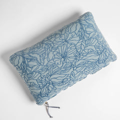 Georgia Accent Pillow from Bella Notte Linens in the color Tahoe Blue.
