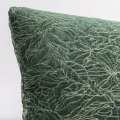 Georgia 18x18 Throw Pillow from Bella Notte Linens in the color Juniper.