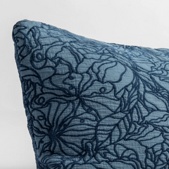 Georgia Accent Pillow from Bella Notte Linens in the color Midnight.