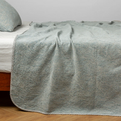 Georgia Bedspread in Eucalyptus from Bella Notte Linens.