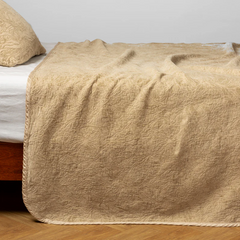 Georgia Bedspread in Honeycomb from Bella Notte Linens.