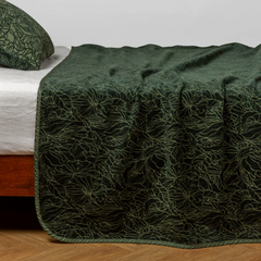 Georgia Bedspread in Juniper from Bella Notte Linens.