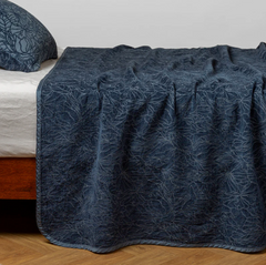 Georgia Bedspread in Midnight from Bella Notte Linens.