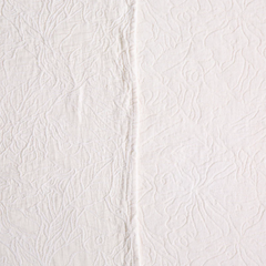 Georgia Throw Blanket in Winter White from Bella Notte Linens.