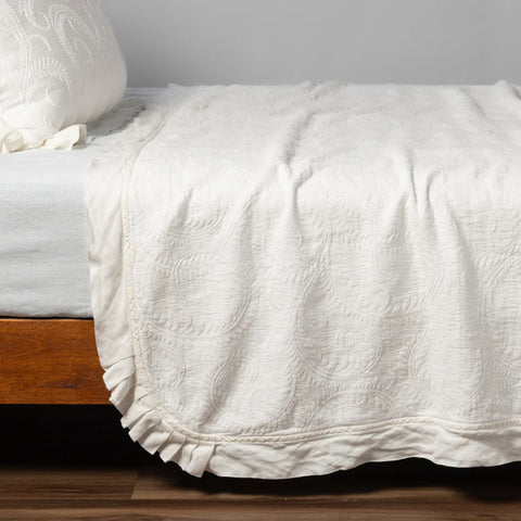 Marisette Bedspread - Winter White - King