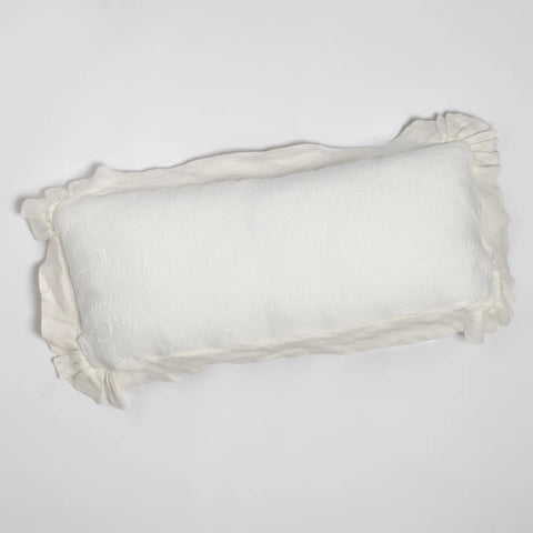 Marisette Lumbar Pillow - Winter White