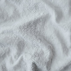 Ines Bedspread from Bella Notte Linens in the color Cloud.
