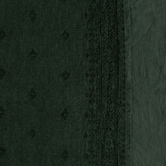 Ines Duvet from Bella Notte Linens in the color Juniper.