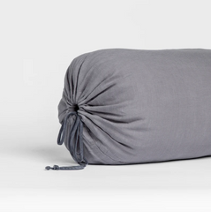 Linen Bolster from Bella Notte Linens in the color French Lavender.