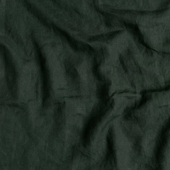 Linen Bolster from Bella Notte Linens in the color Juniper.