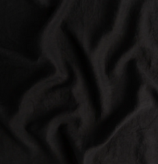 Linen Crib Skirt from Bella Notte Linens in the color Corvino.