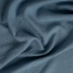 Linen pillowcases from Bella Notte Linens in the color Tahoe Blue.