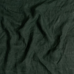 Linen Whisper Bed Skirt in Juniper from Bella Notte Linens