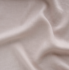 Linen Whisper Crib Skirt from Bella Notte Linens in the color Pearl.