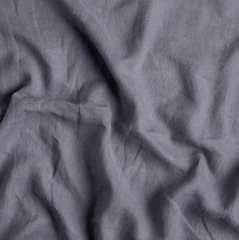 Linen Whisper Crib Skirt from Bella Notte Linens in the color French Lavender.