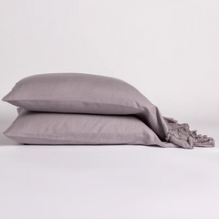 Linen Whisper Pillowcases from Bella Notte Linens in the color French Lavender.