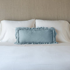 Loulah Accent Pillow in Cloud from Bella Notte Linens.