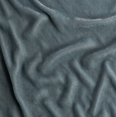 Loulah Baby Blanket from Bella Notte Linens in the color Cloud.
