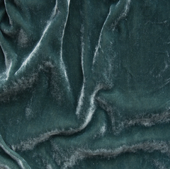 Loulah Baby Blanket from Bella Notte Linens in the color Eucalyptus.