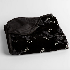 Lynette Baby Blanket from Bella Notte Linens in the color Corvino.