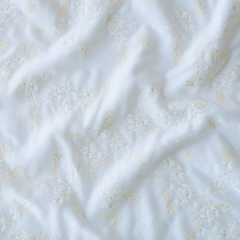 Lynette Baby Blanket from Bella Notte Linens in the color White.