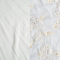 Lynette Luxe Deluxe Sham in Winter White from Bella Notte Linens.