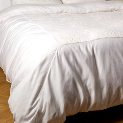 Lynette Duvet from Bella Notte Linens in the color White.