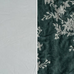 Lynette Duvet from Bella Notte Linens in the color Eucalyptus.