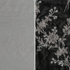Lynette Duvet from Bella Notte Linens in the color Fog.