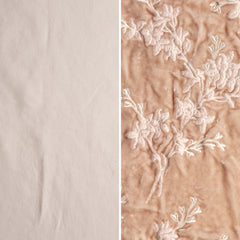 Lynette Duvet from Bella Notte Linens in the color Pearl.
