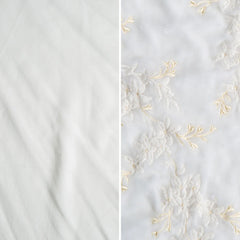 Lynette Duvet from Bella Notte Linens in the color Winter White.