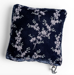 Lynette 18x18 Throw Pillow from Bella Notte Linens in the color French Lavender. 