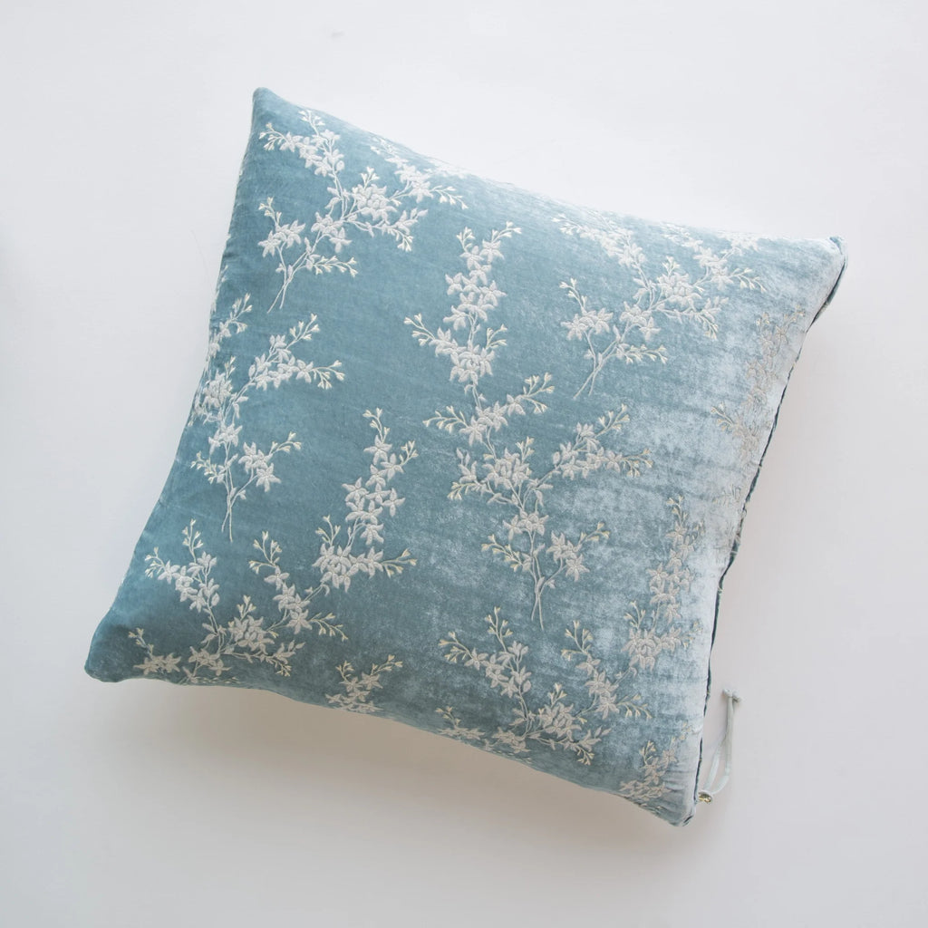 Lynette 24x24 throw pillow in Cloud