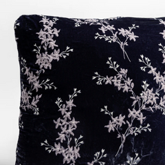 Lynette 24x24 Throw Pillow from Bella Notte Linens in the color French Lavender.