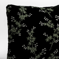 Lynette 24x24 Throw Pillow from Bella Notte Linens in the color Juniper.