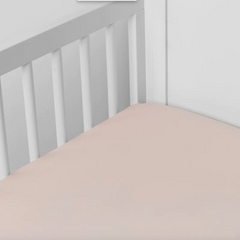 Madera Luxe Crib Sheet from Bella Notte Linens in the color Pearl.