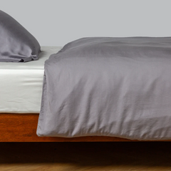 Madera Luxe Duvet from Bella Notte Linens in the color French Lavender.