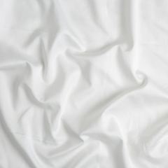 Madera Luxe Pillowcase with Donella Lace from Bella Notte Linens in the color Winter White.
